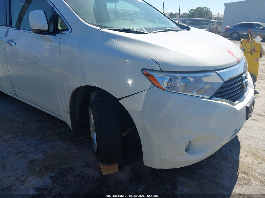 2011 Nissan Quest Sv VIN: JN8AE2KPXB9010789 Lot: 45450612