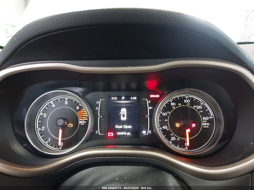 2016 JEEP CHEROKEE auction photo 7