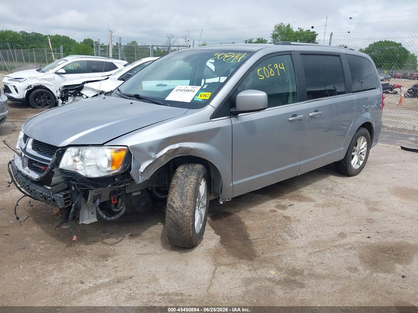 Vin: 2c4rdgcgxlr170289, lot: 45949007, dodge grand caravan sxt 20202