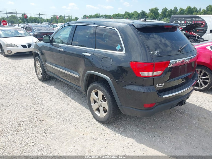 Vin: 1c4rjfbg5cc223607, lot: 45949023, jeep grand cherokee limited 20123