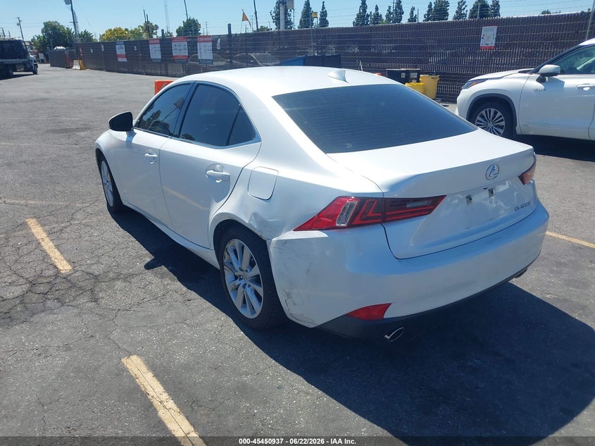 Vin: jthba1d27g5011404, lot: 45949050, lexus is 200t 20163