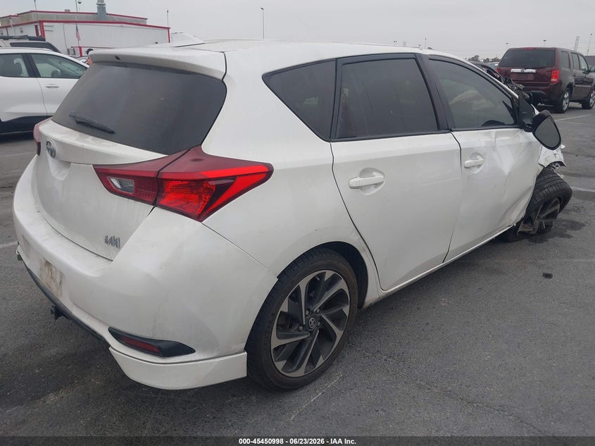 Vin: jtnkarje8gj500704, lot: 45949111, scion im 20164