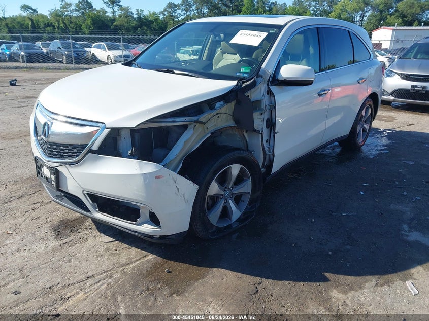 ACURA MDX 2014 VIN 5FRYD3H28EB006778