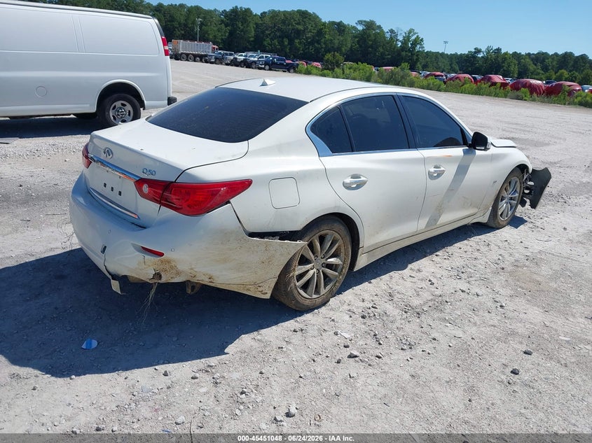 Vin: jn1bv7ap3em689338, lot: 45949161, infiniti q50 premium 20144