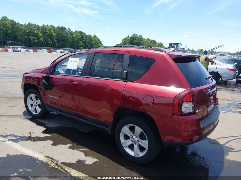 Vin: 1c4njdbb8ed621382, lot: 45949173, jeep compass sport 20143