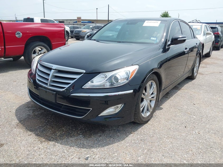 Vin: kmhgc4dd2du229414, lot: 45949204, hyundai genesis 3.8 20132