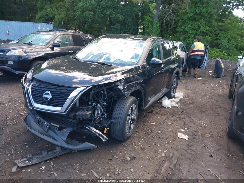 2023 Nissan Rogue, Front End, IAAI, VIN 5N1BT3BB7PC919837 — photo 2
