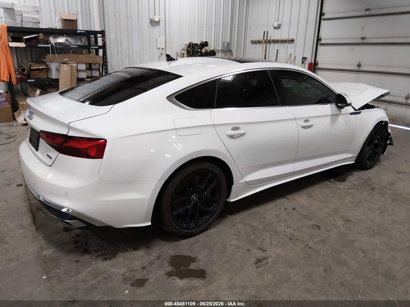 Vin: waufacf50ra089181, lot: 45949222, audi a5 sportback premium plus 45 tfsi quattro s tronic 20244