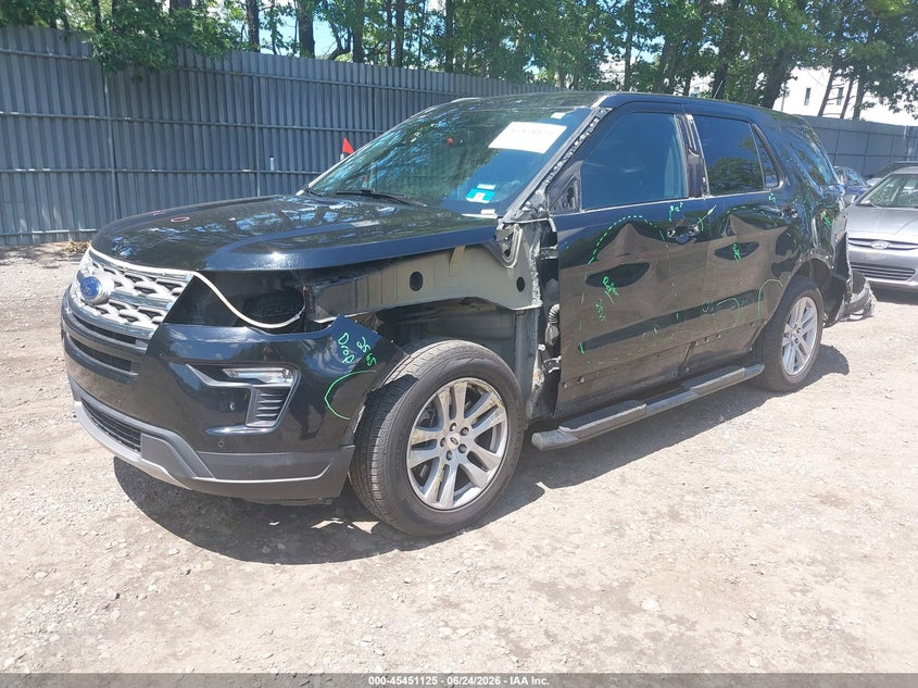Vin: 1fm5k8d80jgb16608, lot: 45949238, ford explorer xlt 20182