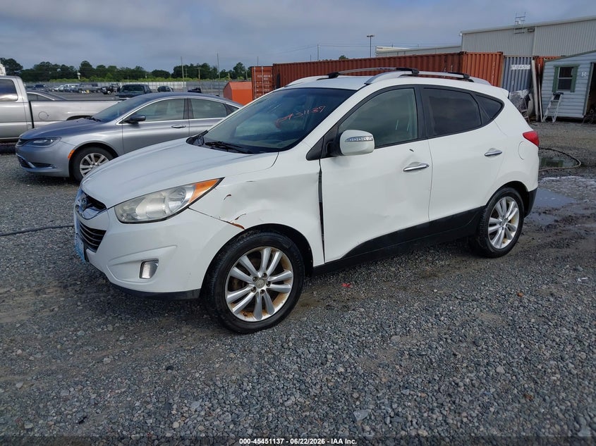 Vin: km8ju3ac5cu506726, lot: 45949250, hyundai tucson limited 20122