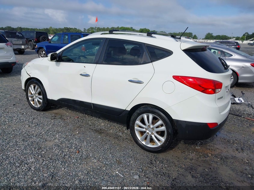 Vin: km8ju3ac5cu506726, lot: 45949250, hyundai tucson limited 20123