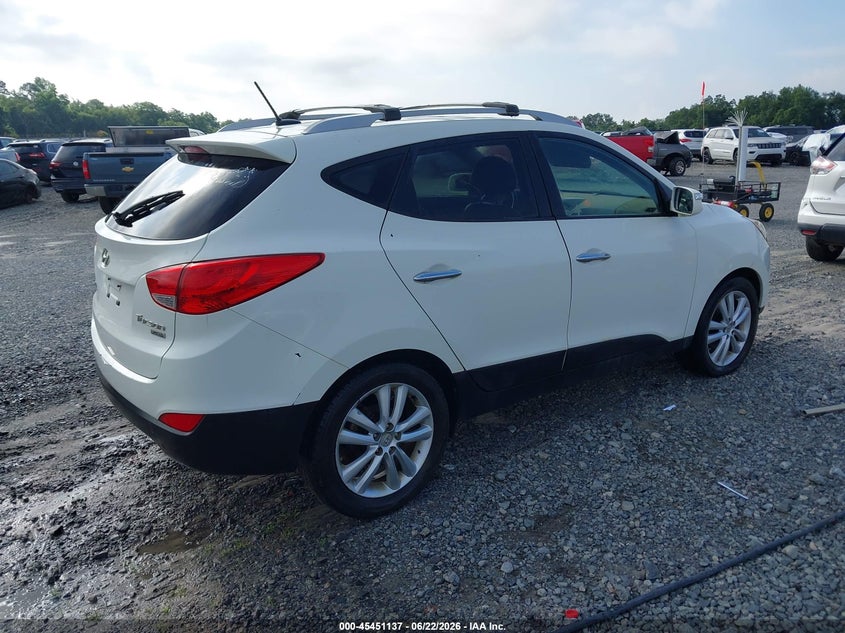 Vin: km8ju3ac5cu506726, lot: 45949250, hyundai tucson limited 20124