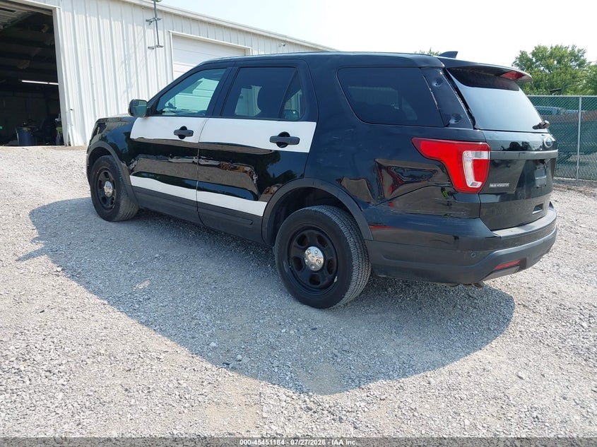 Vin: 1fm5k8ar1jgb12404, lot: 45949297, ford police interceptor utility 20183