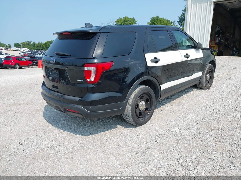 Vin: 1fm5k8ar1jgb12404, lot: 45949297, ford police interceptor utility 20184