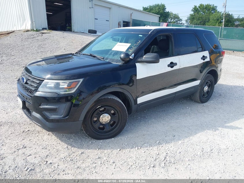 Vin: 1fm5k8arxjgb12403, lot: 45949306, ford police interceptor utility 20182