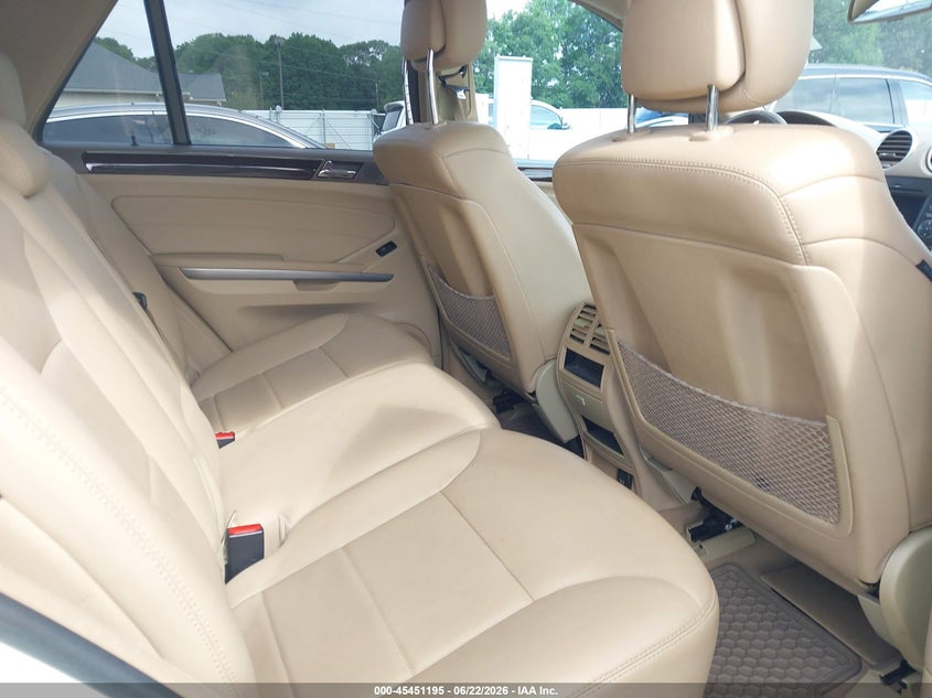 2011 MERCEDES-BENZ ML 350 auction photo 8