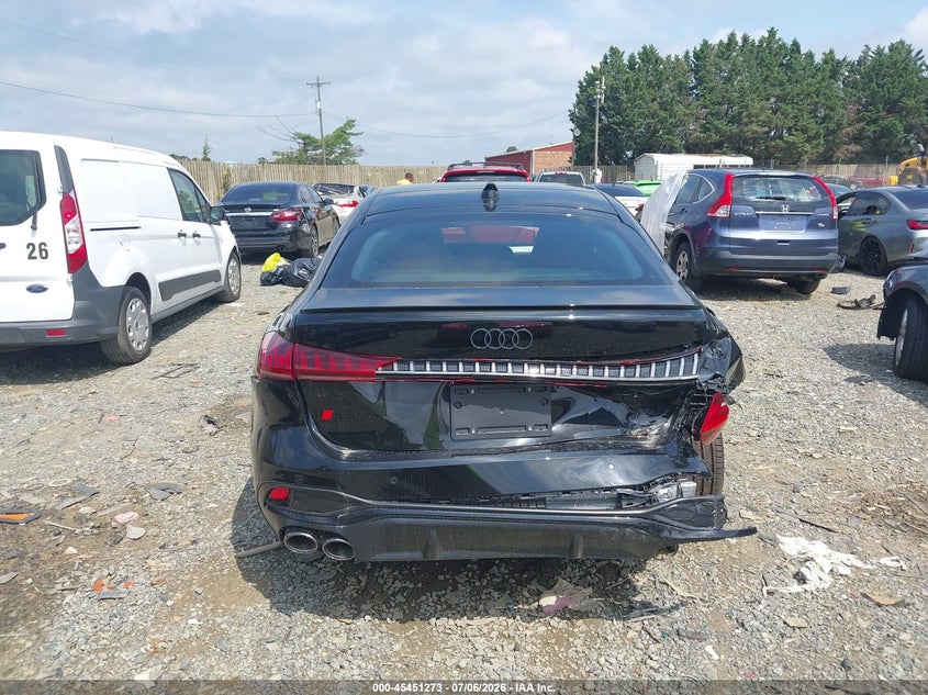 2025 Audi All-New S5 Premium Plus Tfsi Quattro S Tronic VIN: WAU25CFU1SN078537 Lot: 45451273