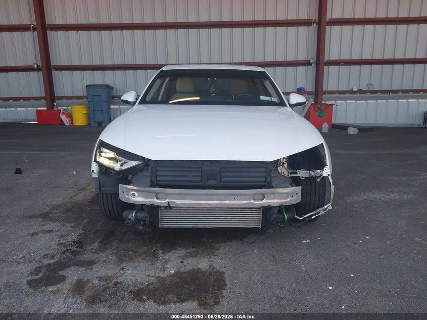 2021 AUDI A4 SEDAN 2.0L I-4 DI, DOHC, VVT, TURBO, 201HP