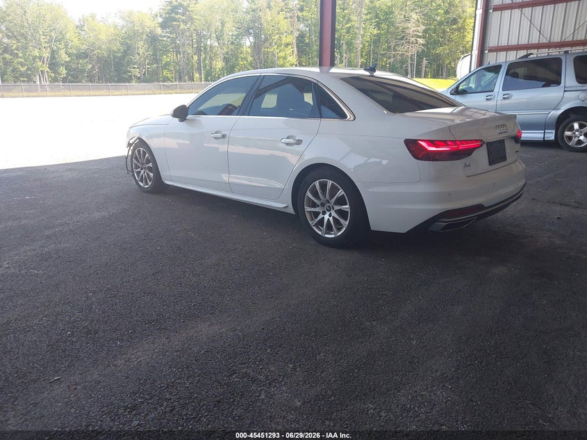 Vin: wauabaf40ma087426, lot: 45949406, audi a4 premium 40 tfsi quattro s tronic 20213