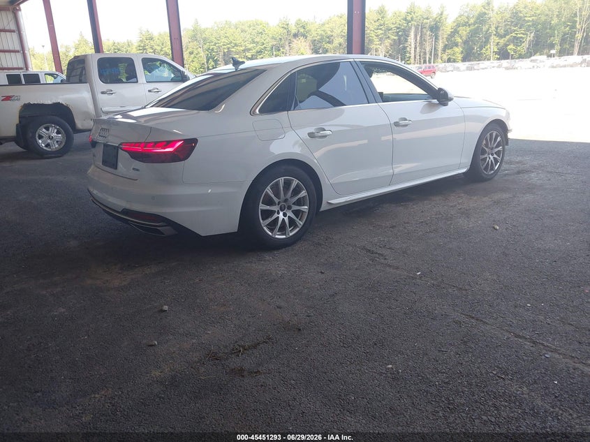 Vin: wauabaf40ma087426, lot: 45949406, audi a4 premium 40 tfsi quattro s tronic 20214