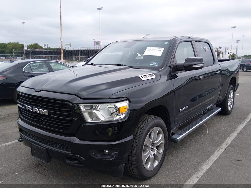 Vin: 1c6srfmt9kn897936, lot: 45949503, ram 1500 big horn/lone star  4x4 6'4 box 20192