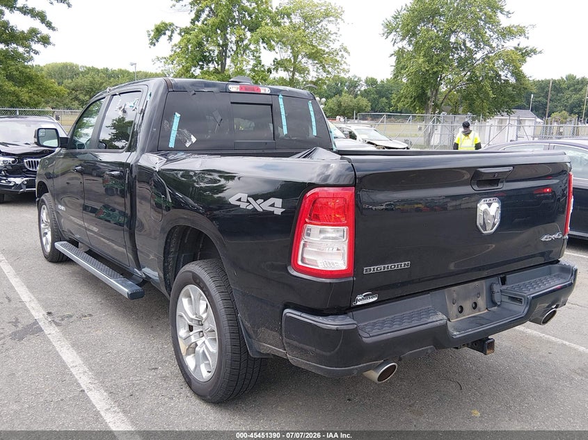 Vin: 1c6srfmt9kn897936, lot: 45949503, ram 1500 big horn/lone star  4x4 6'4 box 20193