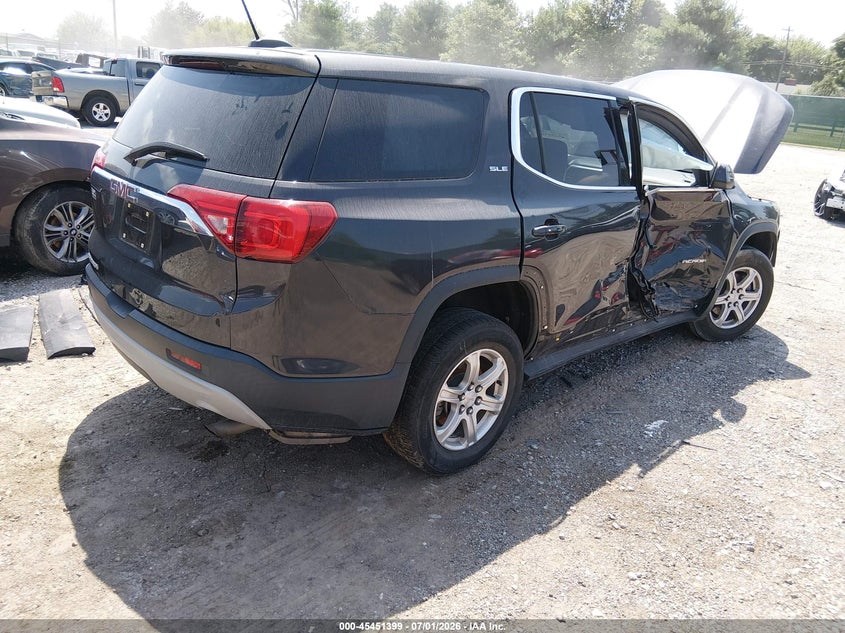 Vin: 1gkknkla1jz209081, lot: 45949512, gmc acadia sle-1 20184
