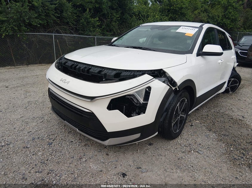 Vin: kndcp3le1r5119323, lot: 45949524, kia niro lx 20242