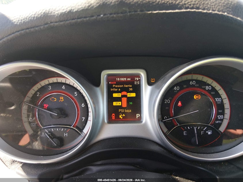 2017 Dodge Journey Se VIN: 3C4PDCAB6HT695216 Lot: 45451426