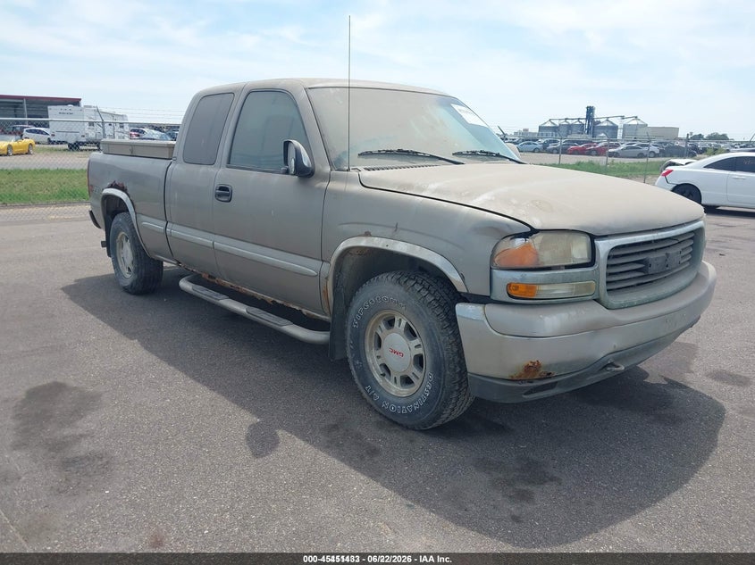 GMC SIERRA 1500 2002 VIN 2GTEK19T821147712
