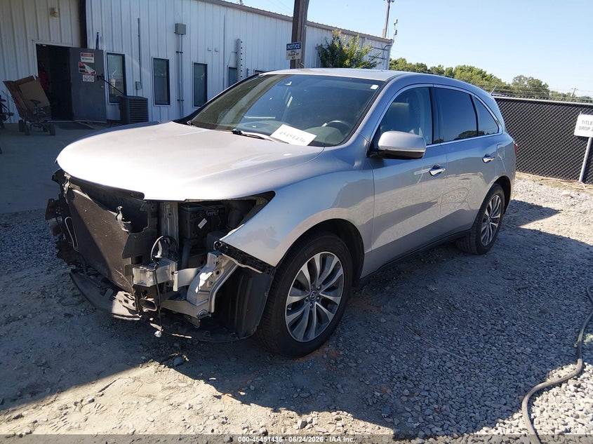 2016 ACURA MDX auction photo 2