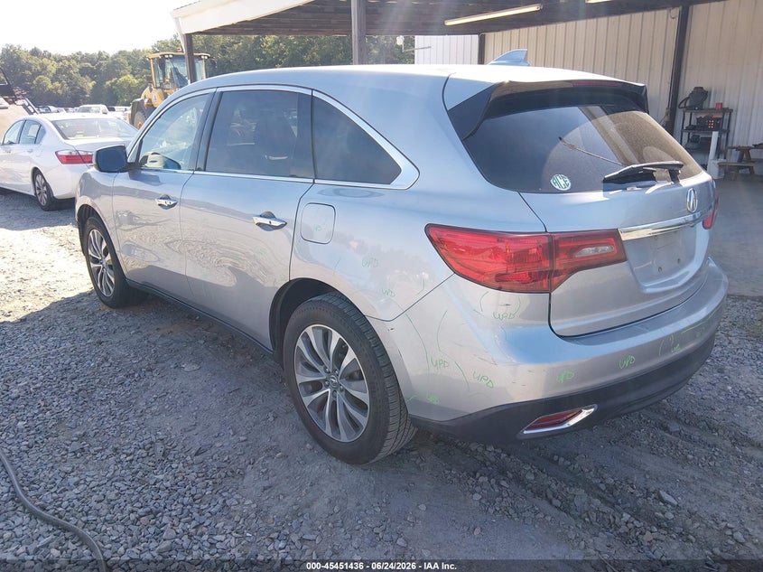 2016 ACURA MDX auction photo 3