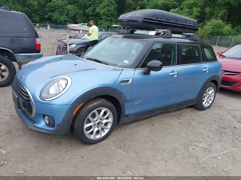 Vin: wmwlu1c58h2f27377, lot: 45949576, mini clubman cooper 20172