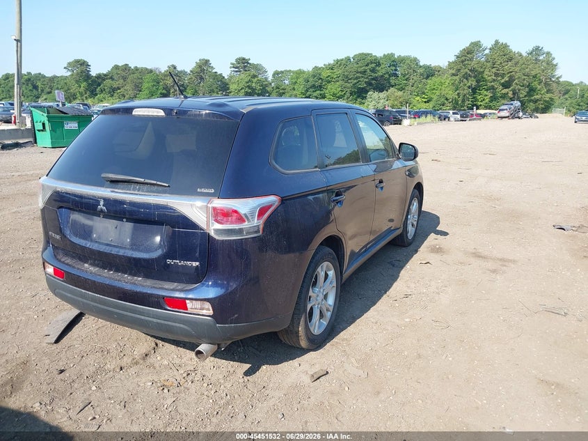 2014 MITSUBISHI OUTLANDER SPORT UTILITY VEHICLE 2.4L I-4 VVT, 166HP