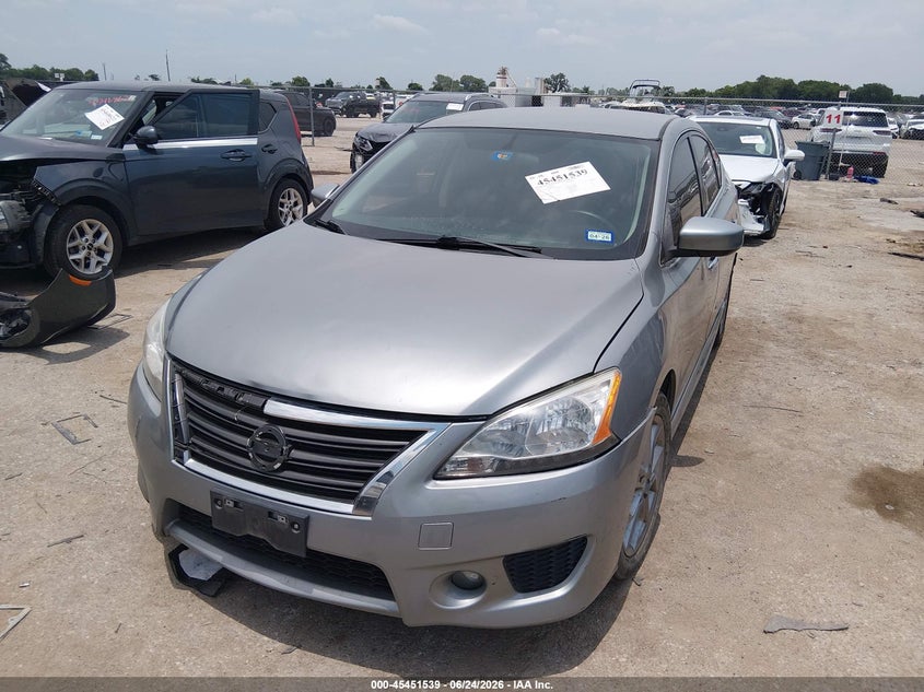 2014 Nissan Sentra, Удар ззаду, IAAI, VIN 3N1AB7AP6EL635854 — фото 2