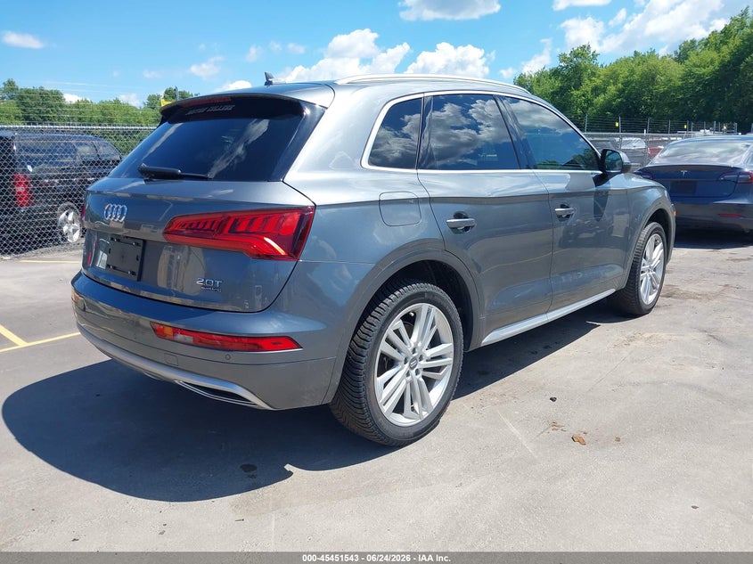 Vin: wa1cnafy1j2016841, lot: 45949656, audi q5 2.0t premium/2.0t tech premium 20184