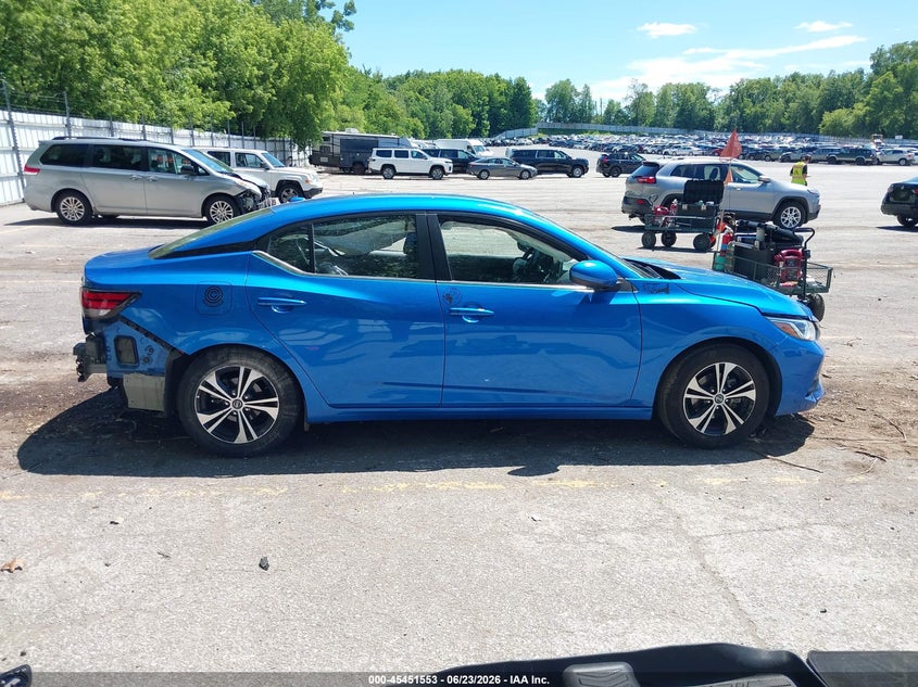 NISSAN SENTRA 2022 VIN 3N1AB8CV6NY244126