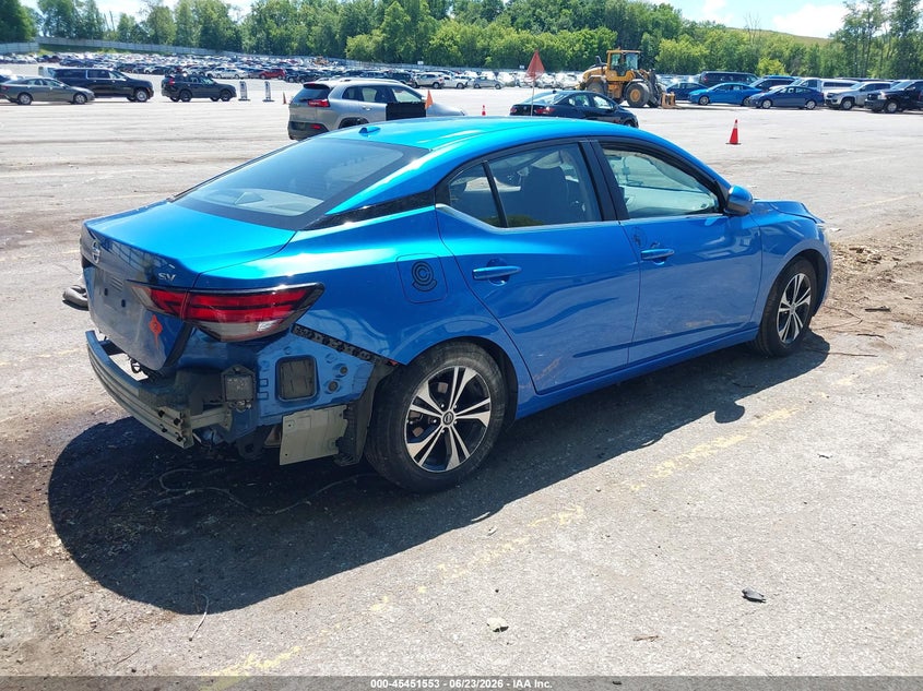 NISSAN SENTRA 2022 VIN 3N1AB8CV6NY244126