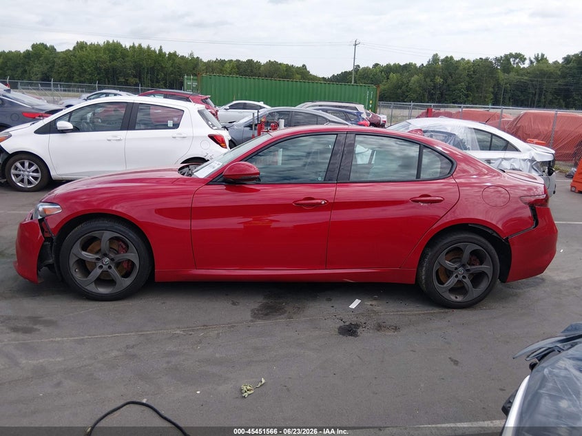 2018 Alfa Romeo Giulia Rwd VIN: ZARFAEBNXJ7565531 Lot: 45451566