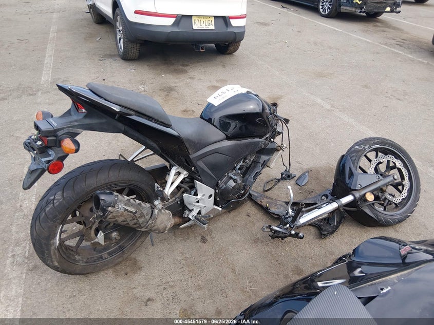 2015 Honda Cbr500 R VIN: MLHPC4467F5201494 Lot: 45451579