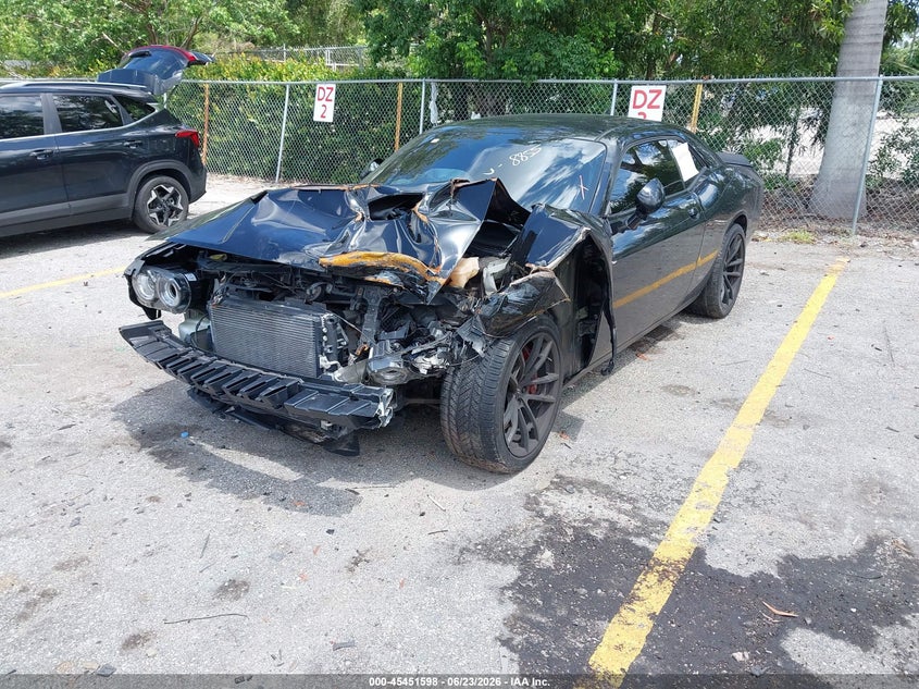Vin: 2c3cdzfj2jh178855, lot: 45949711, dodge challenger r/t 392 20182