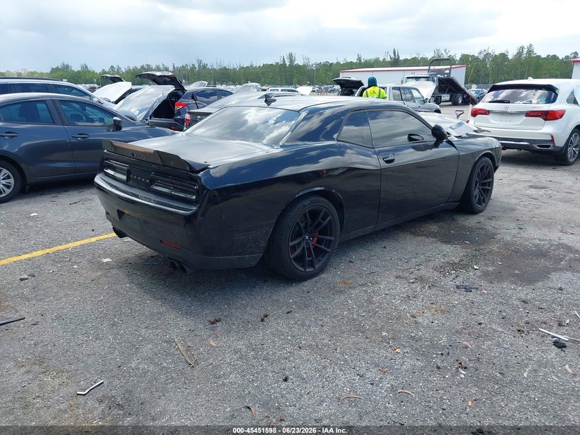 Vin: 2c3cdzfj2jh178855, lot: 45949711, dodge challenger r/t 392 20184