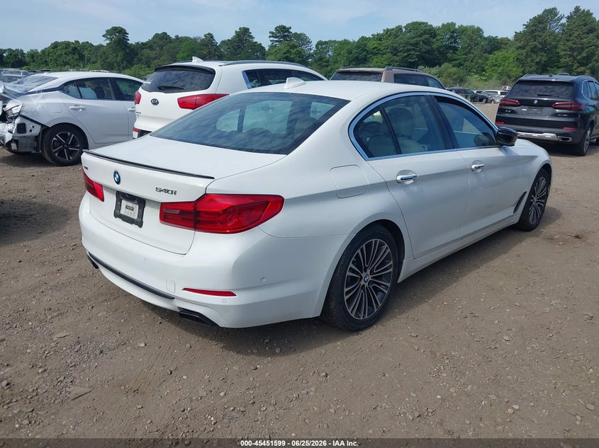 Vin: wbaje7c33hg888120, lot: 45949712, bmw 540i xdrive 20174