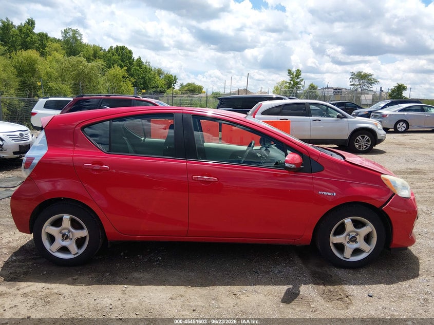 2013 Toyota Prius C Two VIN: JTDKDTB32D1551133 Lot: 45451603
