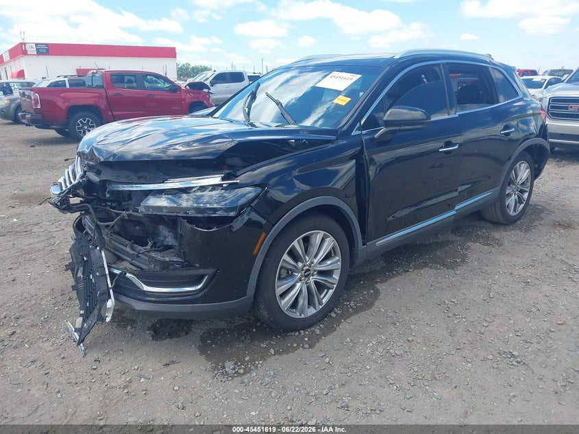 Vin: 2lmtj8lp1gbl62297, lot: 45949732, lincoln mkx reserve 20162