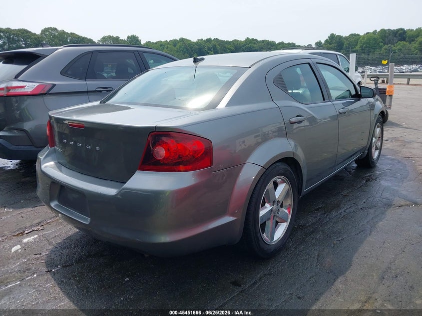Vin: 1c3cdzab8dn541493, lot: 45949779, dodge avenger se 20134