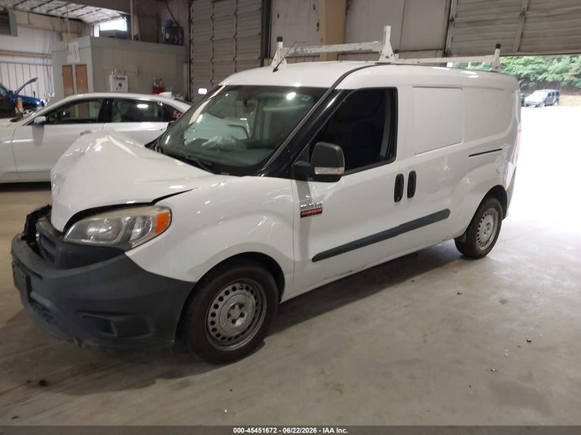 Vin: zfberfab3h6g35243, lot: 45949785, ram promaster city tradesman 20172