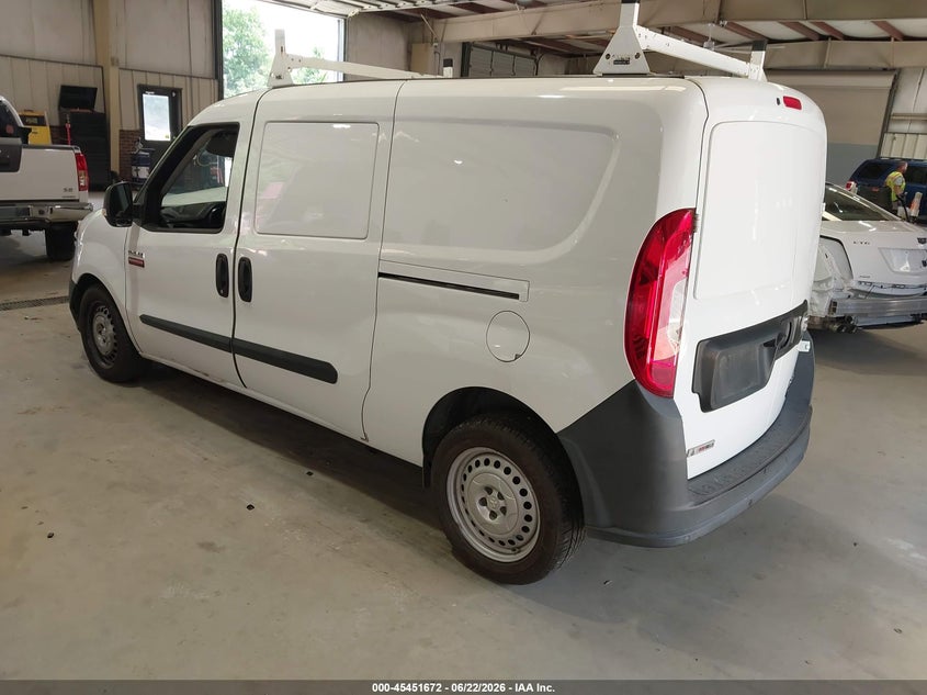 Vin: zfberfab3h6g35243, lot: 45949785, ram promaster city tradesman 20173