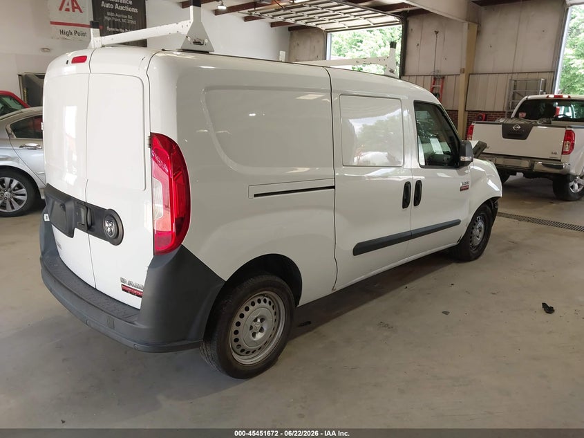 Vin: zfberfab3h6g35243, lot: 45949785, ram promaster city tradesman 20174
