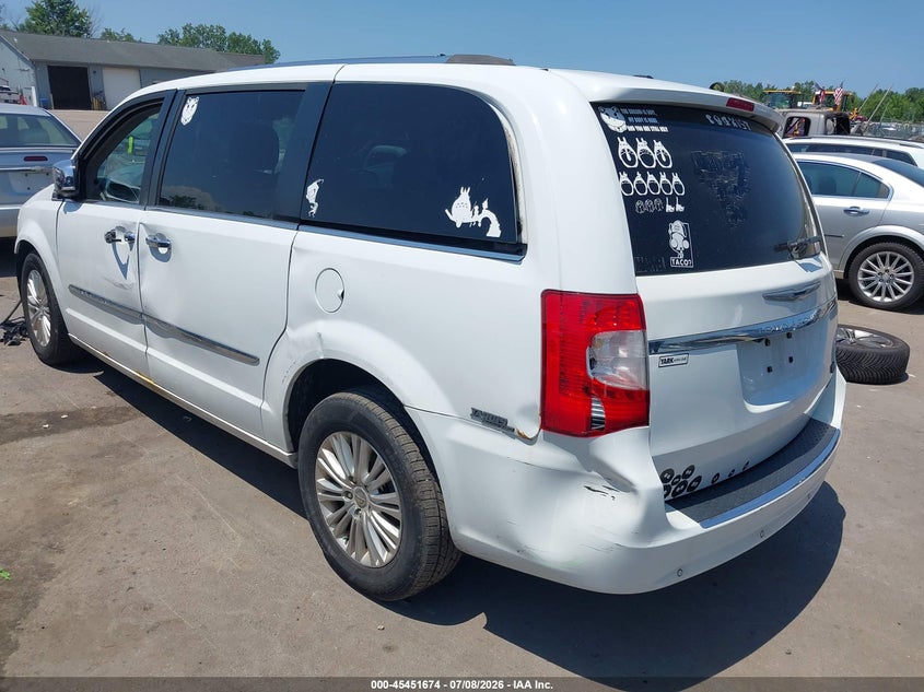 Vin: 2c4rc1gg5er449498, lot: 45949787, chrysler town & country limited 20143
